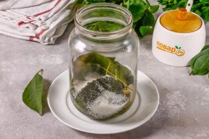 Компот из листьев вишни на зиму