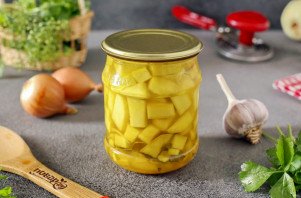 Маринованные кабачки с куркумой на зиму Маринованные кабачки с куркумой на зиму