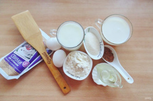 Шоколадный торт с кремом "Пломбир" Шоколадный торт с кремом "Пломбир"