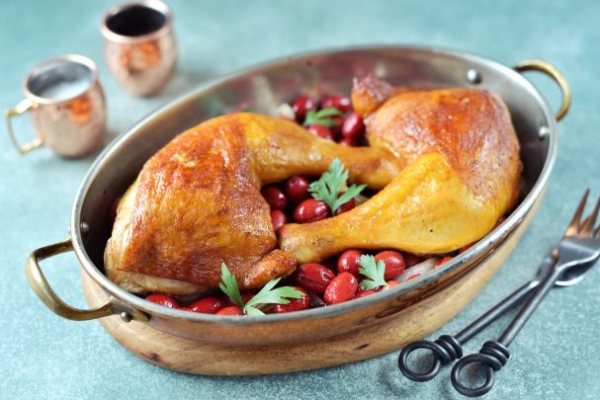 Курица с кизилом в духовке Курица с кизилом в духовке