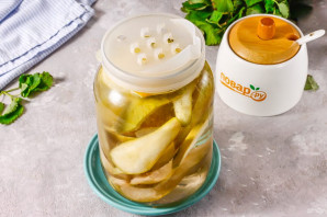 Компот из груши дички на зиму