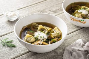 Грибной суп с "ушками" Грибной суп с "ушками"