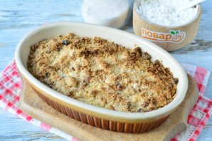 Крамбл с малиной Крамбл с малиной