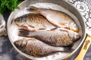 Карась запеченный в соли Карась запеченный в соли