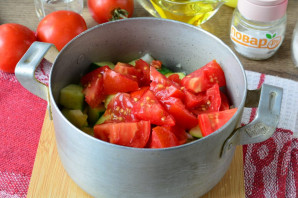 Цукини с помидорами и перцем на зиму Цукини с помидорами и перцем на зиму