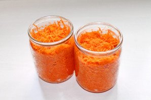 Тертая морковь на зиму