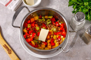 Гречка с болгарским перцем Гречка с болгарским перцем