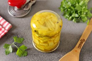 Маринованные кабачки с куркумой на зиму Маринованные кабачки с куркумой на зиму