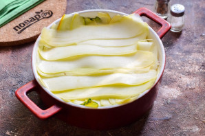 Лазанья из кабачков с рикоттой Лазанья из кабачков с рикоттой