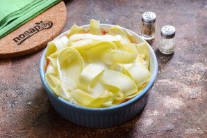 Лазанья из кабачков с творогом Лазанья из кабачков с творогом