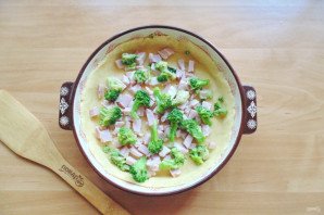 Киш с брокколи и шпинатом Киш с брокколи и шпинатом