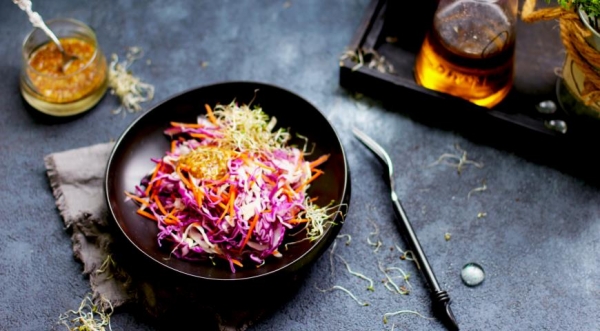 Капустный салат с горчичной заправкой, пошаговый рецепт с фото Капустный салат с горчичной заправкой, пошаговый рецепт с фото