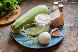 Оладьи из кабачков с беконом Оладьи из кабачков с беконом