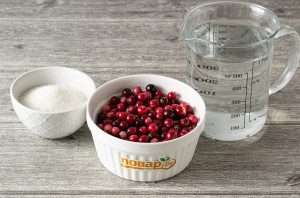 Морс из клюквы на зиму Морс из клюквы на зиму