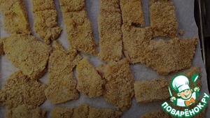 Пангасиус в панировочных сухарях, в духовке Пангасиус в панировочных сухарях, в духовке