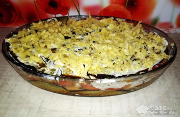 Рецепт: Баклажановая запеканка - с мясным фаршем "Обжорка летняя" Рецепт: Баклажановая запеканка - с мясным фаршем "Обжорка летняя"