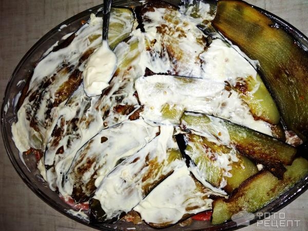 Рецепт: Баклажановая запеканка - с мясным фаршем "Обжорка летняя" Рецепт: Баклажановая запеканка - с мясным фаршем "Обжорка летняя"