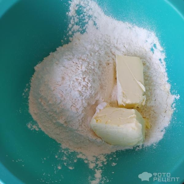 Рецепт: Галета фруктовая - С персиками и малиной Рецепт: Галета фруктовая - С персиками и малиной