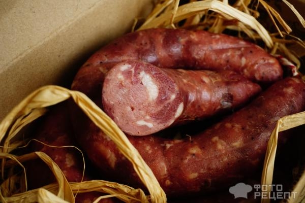 Рецепт: Краковская вареная - колбаса в домашних условиях
