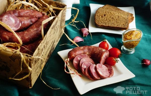 Рецепт: Краковская вареная - колбаса в домашних условиях