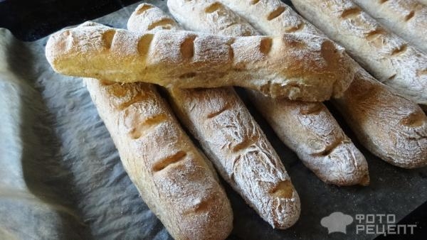 Рецепт: Мини батоны с ржаной мукой - Очень вкусно, не дорого и быстро.