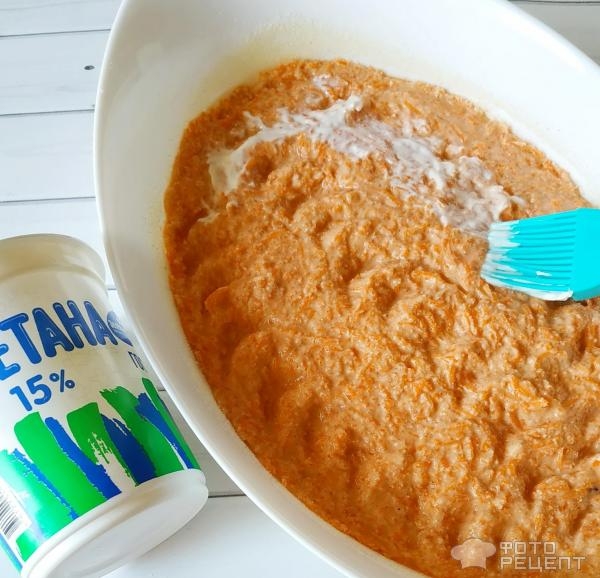 Рецепт: Морковная запеканка - с изюмом Рецепт: Морковная запеканка - с изюмом