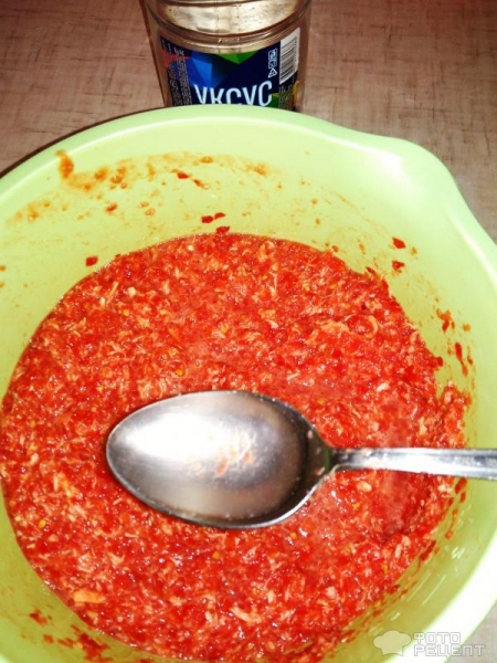 Рецепт: Острая приправа "Хреновина" - Быстрая и вкусная. Убережет от простуды Рецепт: Острая приправа "Хреновина" - Быстрая и вкусная. Убережет от простуды