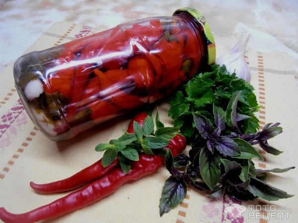 Рецепт: Перец маринованный острый - Коготь дракона Рецепт: Перец маринованный острый - Коготь дракона