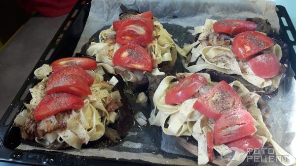 Рецепт: Тельятелле в баклажане - - новое слово в кулинарии