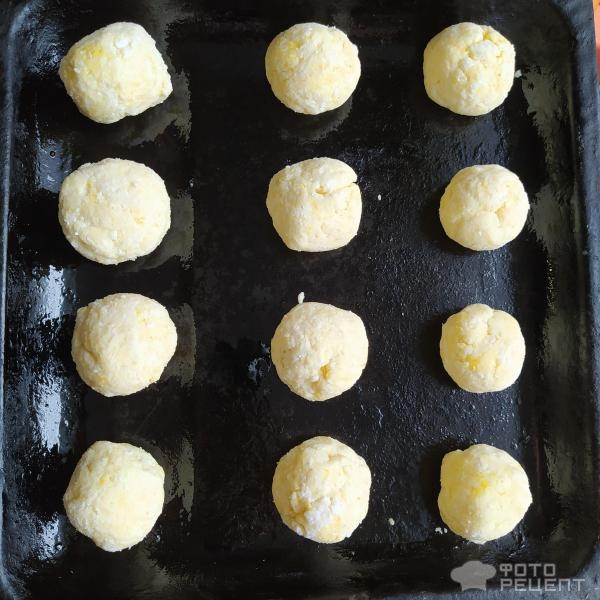 Рецепт: Творожно-кокосовое печенье - На рисовой муке Рецепт: Творожно-кокосовое печенье - На рисовой муке