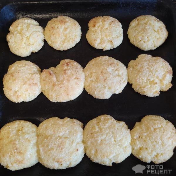 Рецепт: Творожно-кокосовое печенье - На рисовой муке Рецепт: Творожно-кокосовое печенье - На рисовой муке