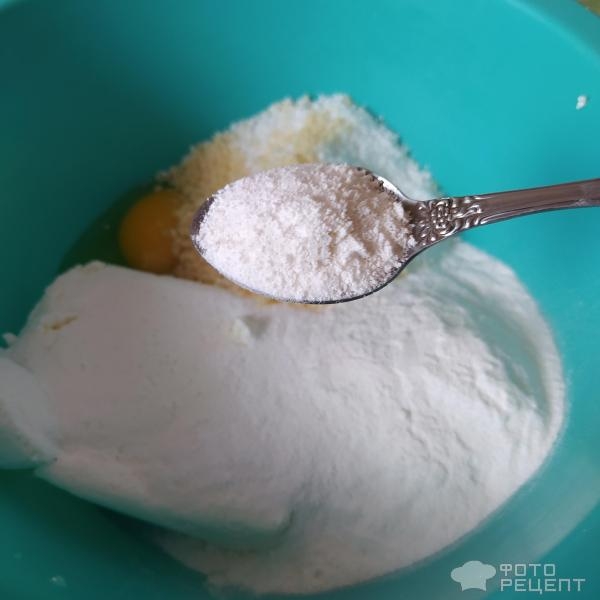 Рецепт: Творожно-кокосовое печенье - На рисовой муке Рецепт: Творожно-кокосовое печенье - На рисовой муке