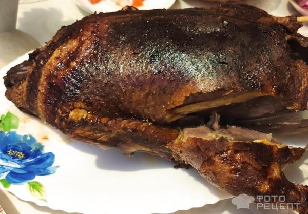 Рецепт: Утка запеченная - с горчицей и медом Рецепт: Утка запеченная - с горчицей и медом