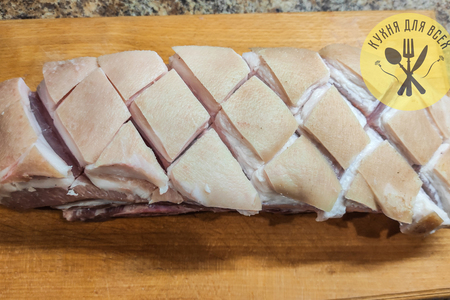 Сочная свинина в духовке, свиная грудинка одним куском Сочная свинина в духовке, свиная грудинка одним куском