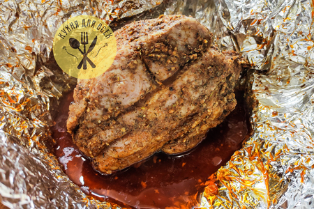 Сочная свинина в духовке, свиная шея одним куском Сочная свинина в духовке, свиная шея одним куском