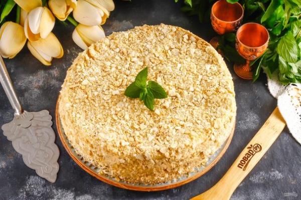 Торт "Наполеон" на пиве Торт "Наполеон" на пиве