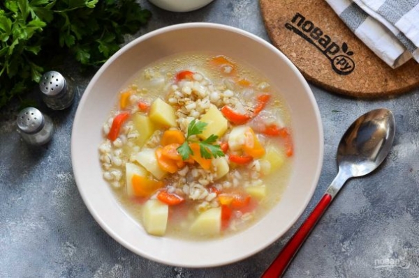 Крестьянский суп с перловкой Крестьянский суп с перловкой