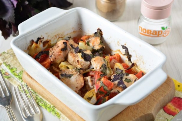 Индейка с базиликом Индейка с базиликом