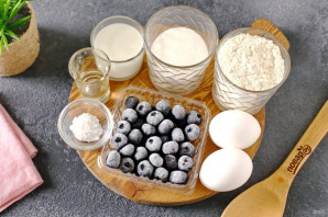 Йогуртовый кекс с черникой Йогуртовый кекс с черникой