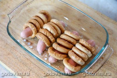 Сосиски в сушках Сосиски в сушках