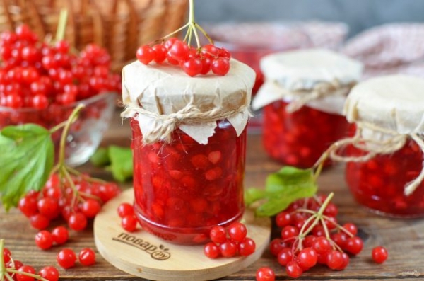 Калина протертая с сахаром Калина протертая с сахаром