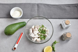 Курица с авокадо Курица с авокадо