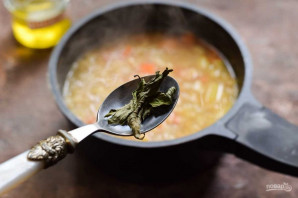 Суп из чечевицы с мятой Суп из чечевицы с мятой