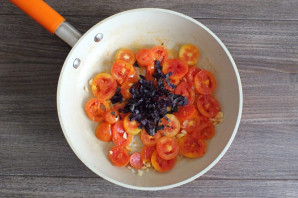 Горбуша со шпинатом и сливками