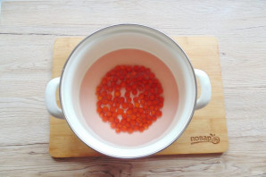 Грушевый компот с рябиной на зиму Грушевый компот с рябиной на зиму