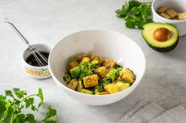 Закуска из тофу с авокадо Закуска из тофу с авокадо