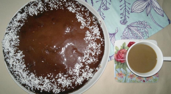 Шоколадно-кокосовый торт, пошаговый рецепт с фото Шоколадно-кокосовый торт, пошаговый рецепт с фото