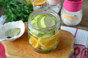 Кабачки с апельсином без стерилизации на зиму Кабачки с апельсином без стерилизации на зиму