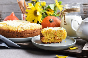 Пирог из тыквы в мультиварке Пирог из тыквы в мультиварке