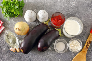 Баклажаны в томатно-молочном соусе Баклажаны в томатно-молочном соусе